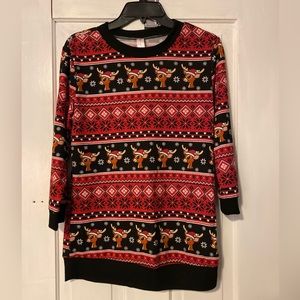 Christmas themed 3/4 sleeved top